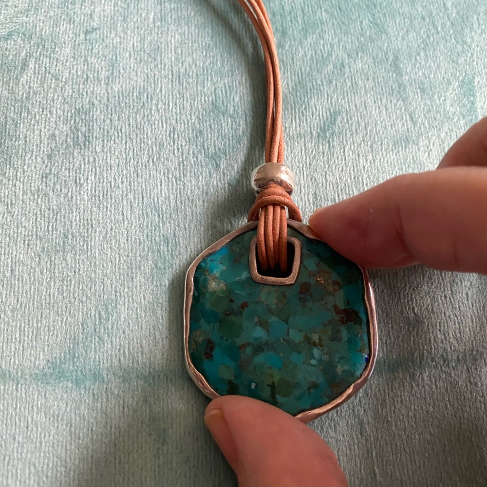 Silpada Turquoise and Lapis Necklace